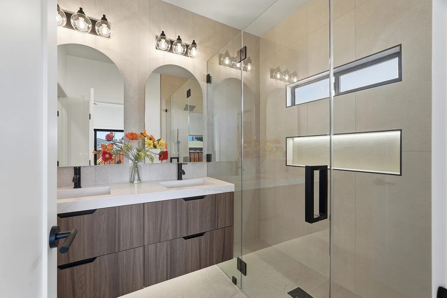 Guest bath with walk-in shower